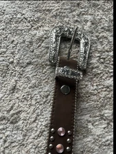 Boot Barn Belt Fits Size 000 to Womens 6 Inch Wide