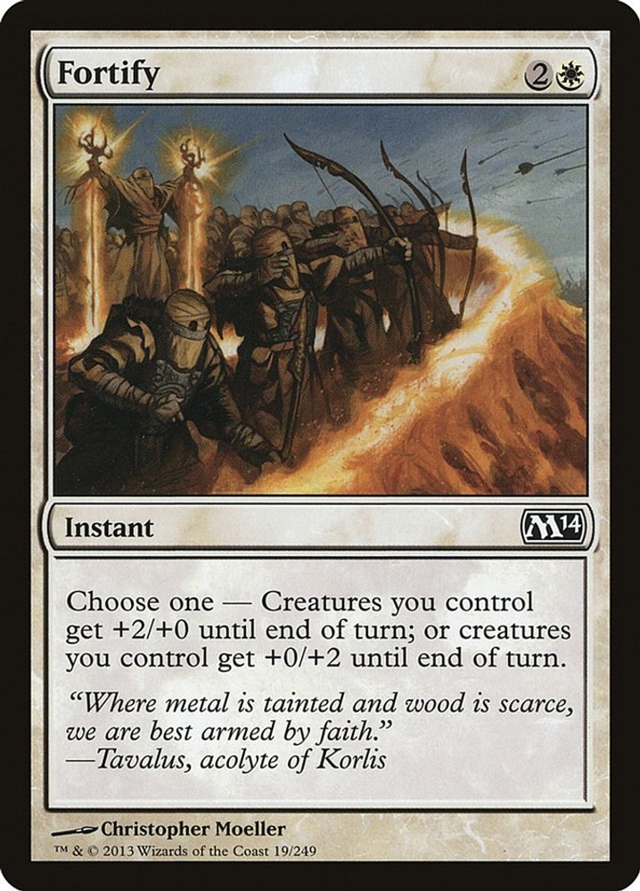 Fortify Magic 2014 (M14) MTG 19 LP