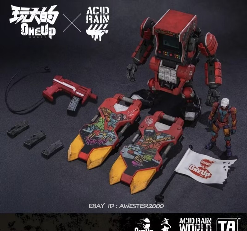 One Up X Acid Rain World Mecha man 2025WF Limited Edition 1/18