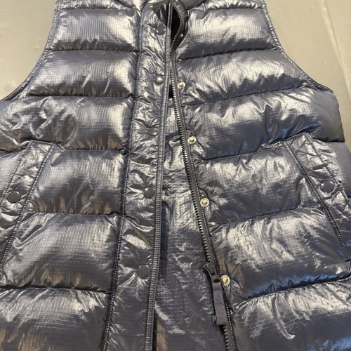 J.Crew S Women's Zip Up Puffer Vest Blue - Picture 2 of 5