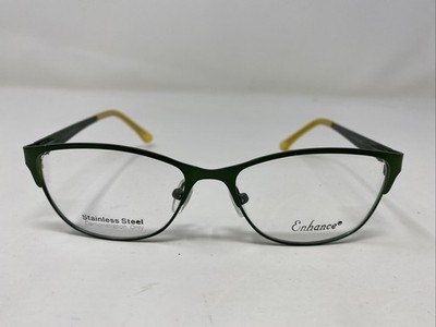 Enhance Eyewear EN4060 JAD 47-14-125 Jade Green Full Rim Eyeglasses Frame :795