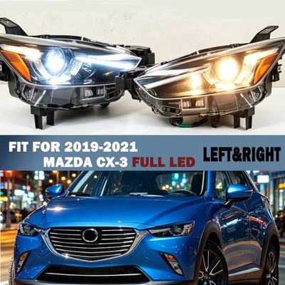 Fit Mazda CX-3 2019-2021 RH/LH LED Headlight Full LED AFS DH5C51030/40 OE Type