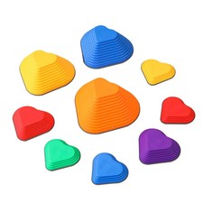 Balance Stepping Stones For Kids, Set Of 11, for Kids Indoor and Outdoor Balance