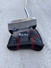 Odyssey Works Versa 7 350G Center-Shaft Mallet Putter Golf Club w/ Cover 35”