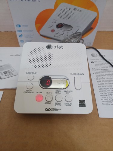 AT&T 1740 Cyfrowy system sekretarki 60 minut Czas nagrywania / data znaczek - Zdjęcie 2 z 14