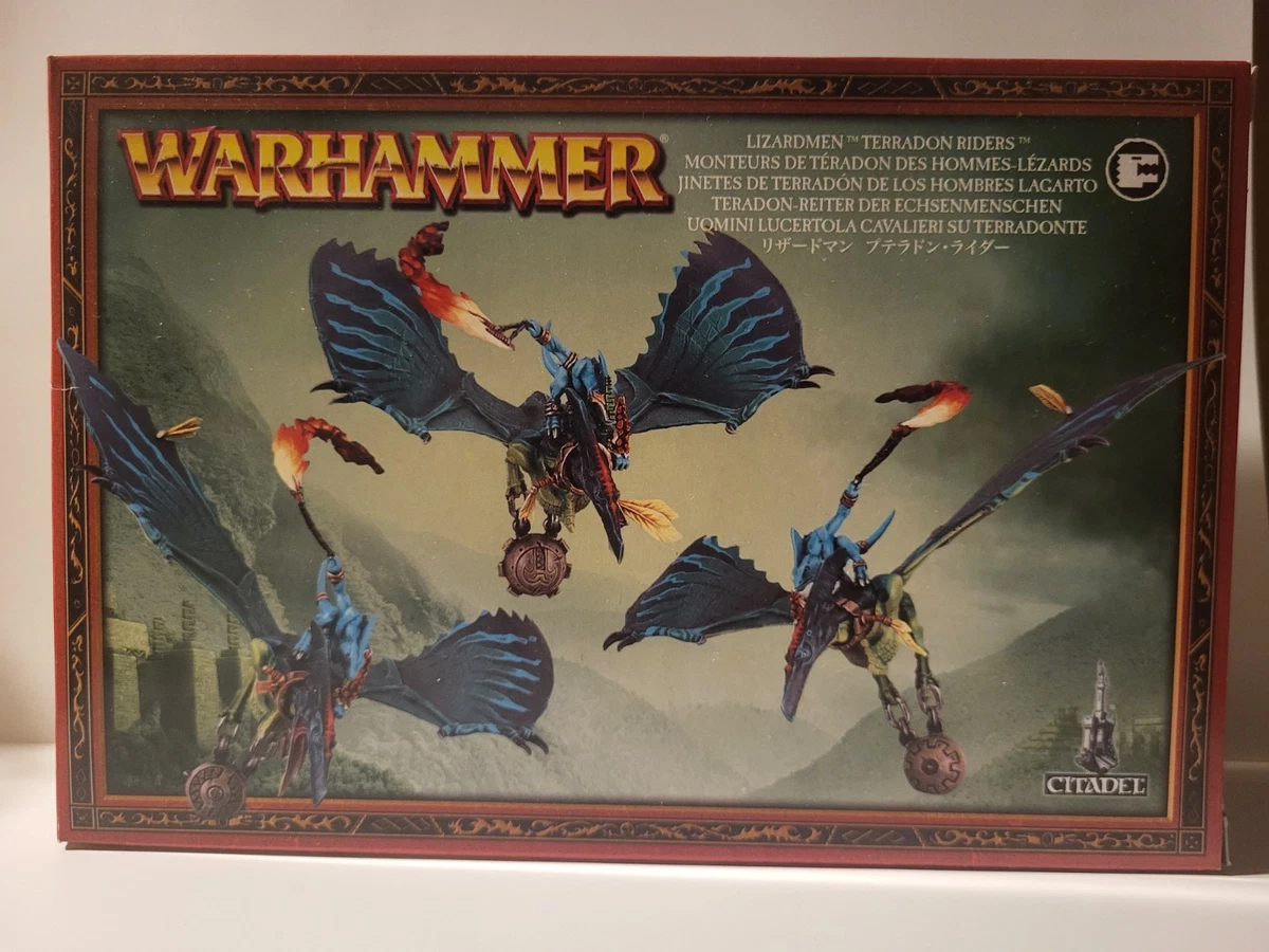 NIB Wargammer Ripperdactly Terradon Riders Lizardmen Seraphon