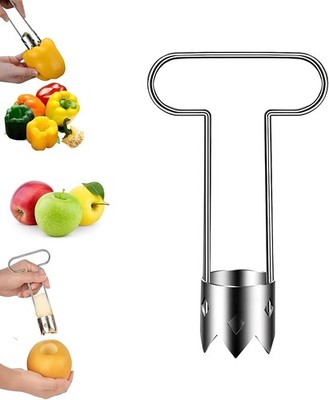 Red Bell Pepper Seed Corer, New Stainless Steel Fruite Corer,  Kitchen Gadget