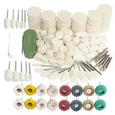 146PCS Abrasive Wheel Buffing Polishing Wheel Set,Rotary Tool Accessories Kit, W