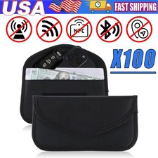 Faraday Bag Cell Phone Wallet Blocker Radiation Signal Shielding Case Lot