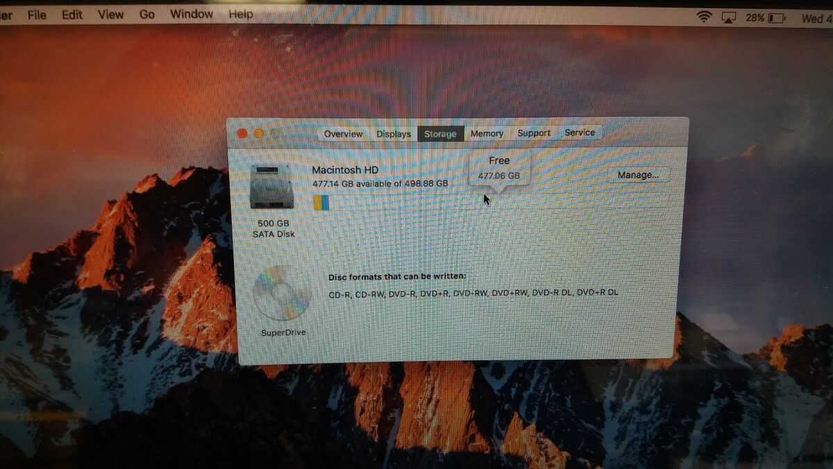 MacBook Pro 13'' Mid 2012 Intel Core i5 2.5GHz 4GB 500GB MacBook Pro 13'' Mid 2012 Intel Core i5 2.5GHz 4GB 500GB