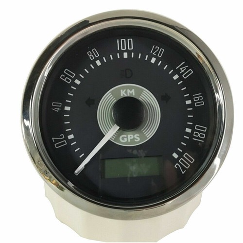 85mm Classical GPS Speedometer 0-200km/h with Backlight for Car Auto Motorcycle - Picture 2 of 10