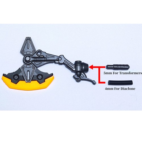 So Cool 4mm/5mm Port Big Gun Axe Weapon Upgrade Kit For Diaclone DA65 DA79 TF OP - Picture 34 of 34