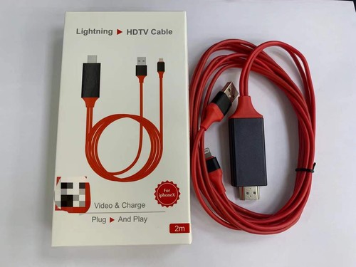 2M 8 Pin Blitz zu HDMI Kabel Adapter Video Full HD TV für iPhone IPad ITouch TOP - Bild 7 von 9