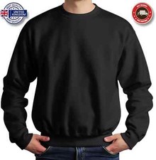 Men's Blank Sweatshirt Heavy Blend Crew Neck 100% Cotton Pullover Top S to 5XL