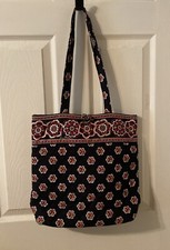 Vera Bradley Tote Bag in Pirouette Black