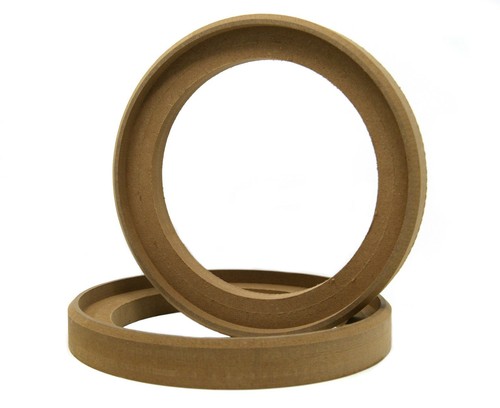 8 Pcs 6.5" MDF Speaker Rings Recessed Car Audio Fiberglass Mounting Forms - Picture 3 of 4