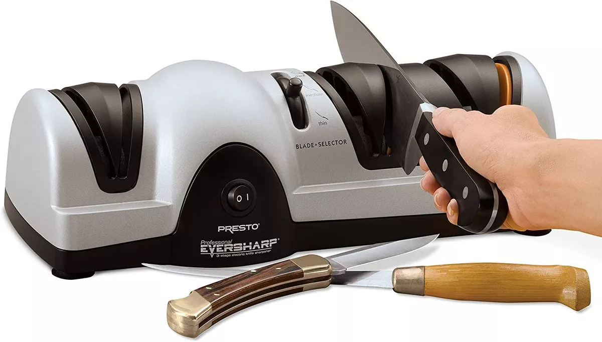 Presto 08810 Professional Electric Knife Sharpener, Multi/None