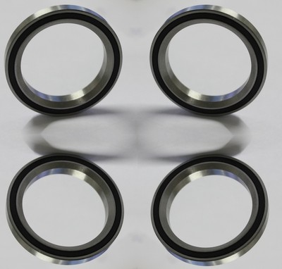 4x ACB41/345 2RS / ACB-41 41x6.5x45° (45°/45°) 41mm 1-1/8'' Steuersatz Kugellager