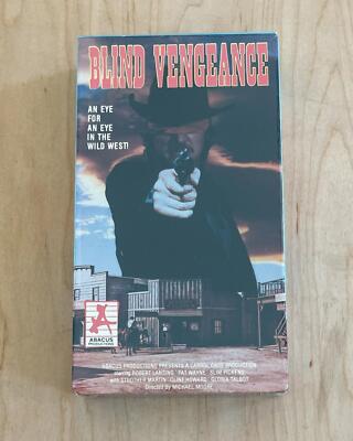 BLIND VENGEANCE (1966) Sealed VHS Abacus Prod Western Gunslinger Revenge Outlaw
