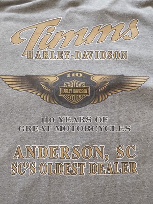 Harley Davidson 110 Anniversary 2XL Timms HD | eBay