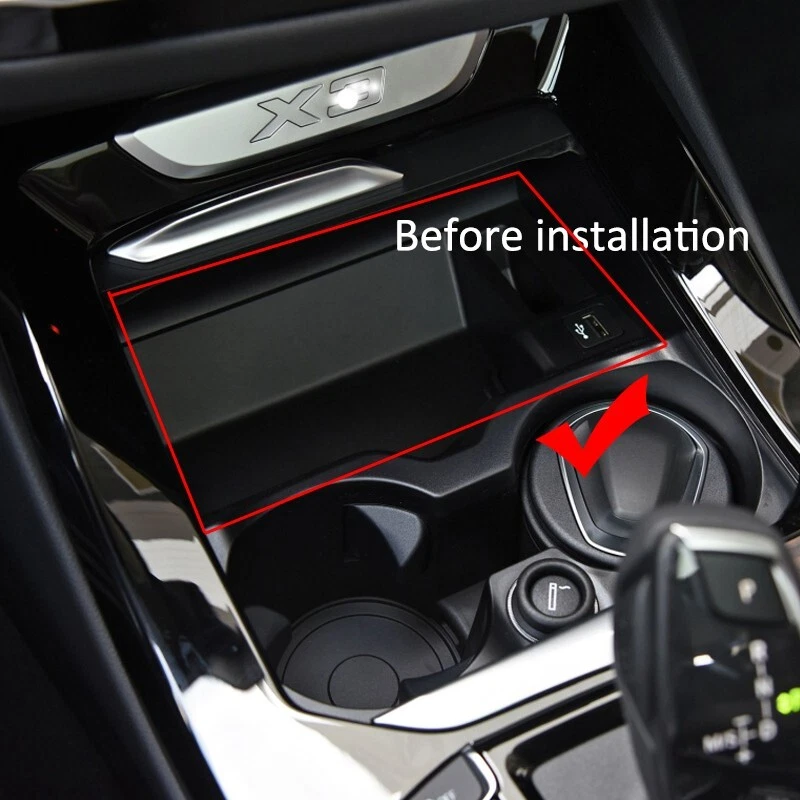 Wireless Charger Phone Fast Charging Pad Fit BMW X3 X4 G01 G02 2018-2022 - Image 3 of 4