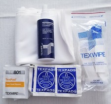 Computer Technician Cleaning Supplies Texwipe, Pads, Sleeves, Cloths, Solution