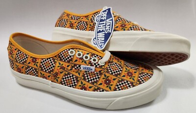 Vans Authentic 44 Dx Anaheim Factory Tile Check Yellow Size