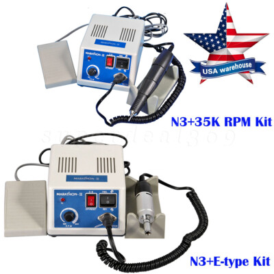 Dental Lab MARATHON Electric Micromotor Polisher / 35K Rpm Handpiece / Kit SA