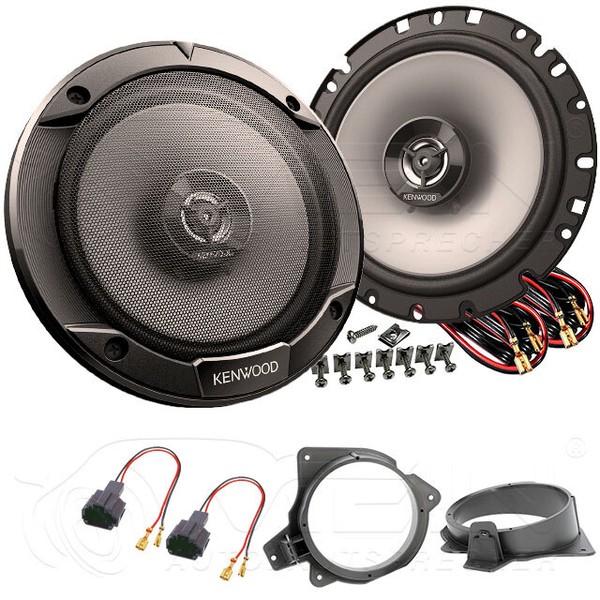 Kenwood Lautsprecher FüR Peugeot 207 SW 2006-2015 Heck TüR 2-Wege 300W 165 #Blqp-image
