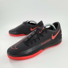 NIKE Phantom GT Academy IC Indoor Soccer CK8467-060 Black Red Shoe Size 10.5 NEW