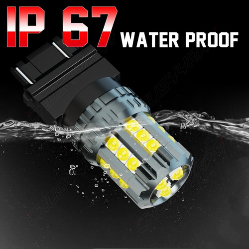 PAIR 3156 3157 4157 LED Backup Reverse Light Bulbs 6000K Xenon White Bright - Picture 5 of 12
