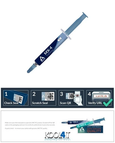 ARCTIC MX-4 Thermal Compound 4g Paste 2025 MX4 CPU GPU PC PS PS4 PS5 Xbox 360 X