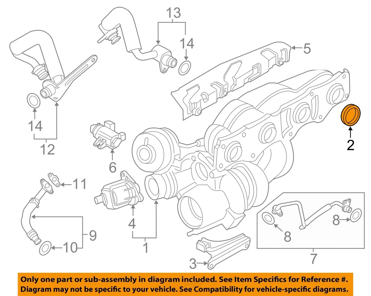 BMW OEM 12-16 328i Exhaust-Manifold Gasket 11657625293 | eBay