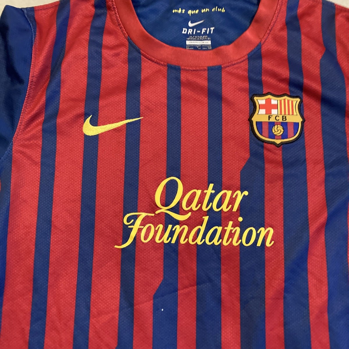 Nike Dri Fit - FCB - Barcelona Soccer Jersey - Red & Blue
