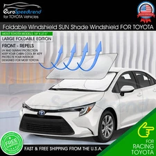 Foldable Sun Shade for Toyota Corolla Visor Front Windshield Cover UV Protection