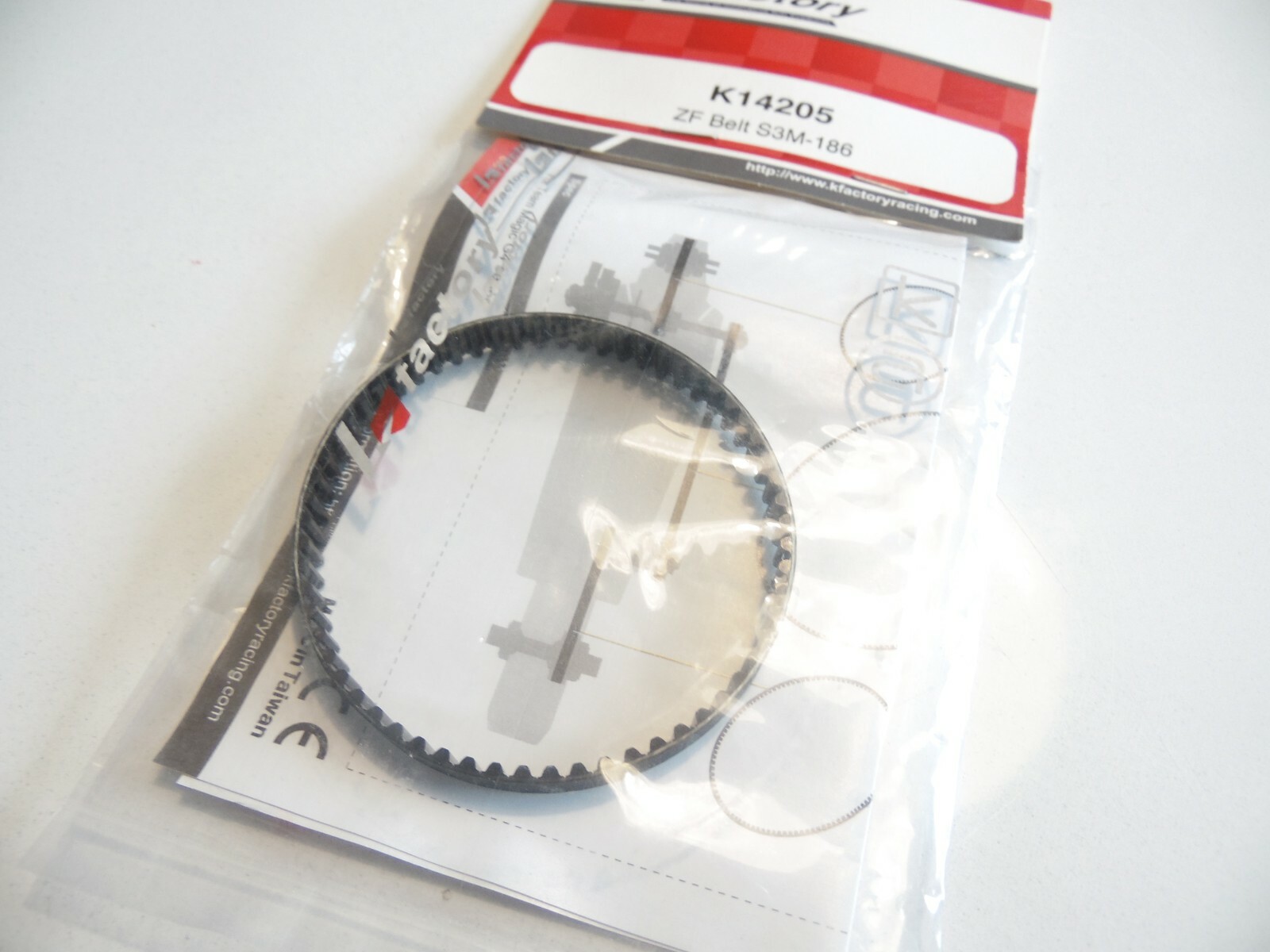 Courroie ZF K Factory K14205 S3M-186 – Pour TEAM MAGIC G4RS – Pièce RC Neuve
