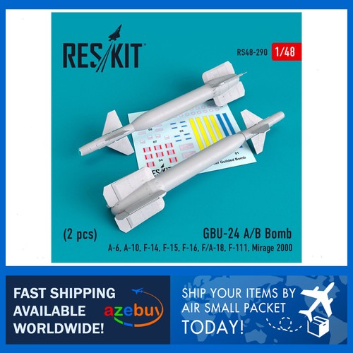 GBU-24 Paveway III Laser-Guided Bomb (2PCS) 1/48 Model RESKIT RS48-0290
