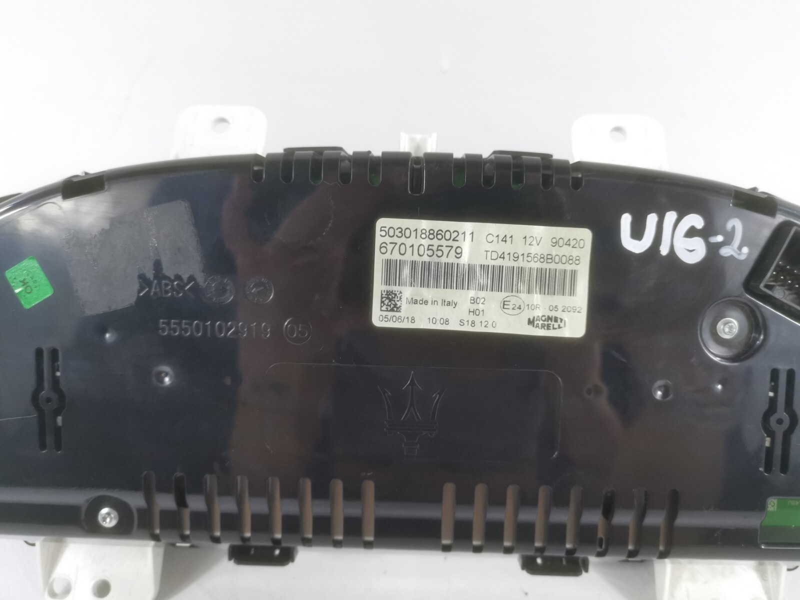 17-20 MASERATI Levante SPEEDOMETER INSTRUMENT CLUSTER GAUGE 670105579
