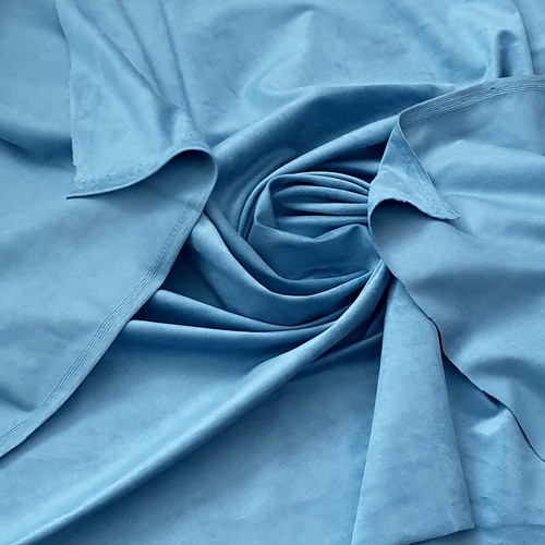 HEAVY JACKET GRADE FAUX SUEDE LEATHER LIKE FABRIC CLOTH CAR UPHOLSTERY SOFA 60"W - Picture 350 of 552