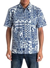 QUIKSILVER Men's S/S Button Shirt COOKS - BZL0 - Size Small - NWT LAST ONE
