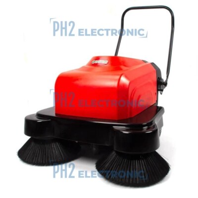 SANITMAX SM1050 41'' Battery Powered Walk-behind Floor Sweeper, Triple Brushes