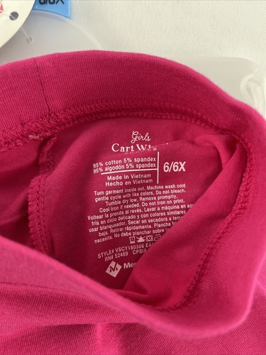 Member's Mark 4 Pack of Girls Cart Wheel Shorts Size 6/6x S Cotton Stretch Solid - Picture 3 of 8