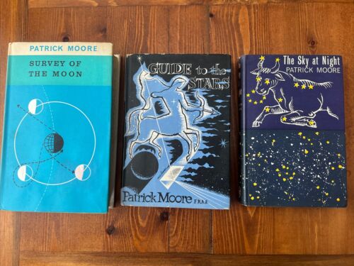 patrick moore astronomy books  rare job lot - Photo 1/14