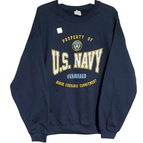 US Navy Adult Crewneck Sweatshirt Blue 