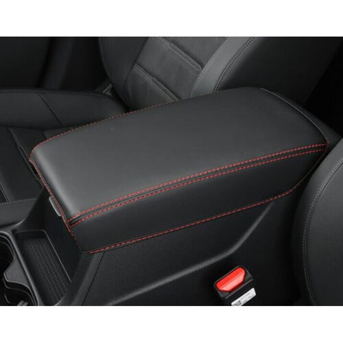 For Honda CR-V CRV 2023-24 Black Leather Middle Console Armrest Box Cover Trim - Foto 3 di 5