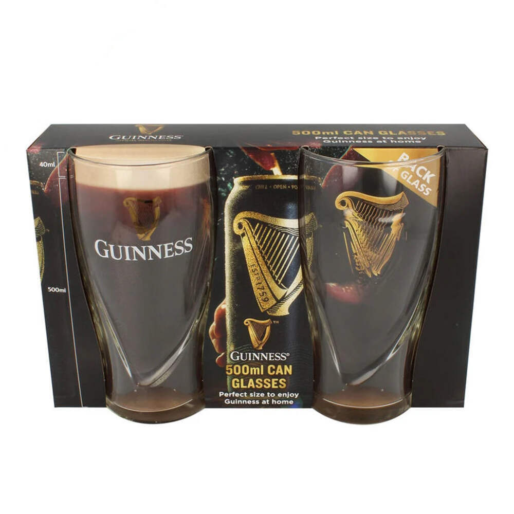 Guinness 500ml Can 2 Pack Pint Glass | eBay
