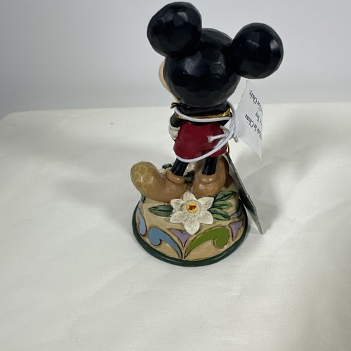 JIM SHORE Disney Traditions 4" Mickey Mouse December Birthstone Figurine W/ Box - Picture 3 of 9