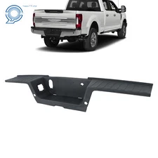 Rear Bumper Step Pad Black For 2017-2022 Ford F250 F350 F450 W/ Sensor Hole