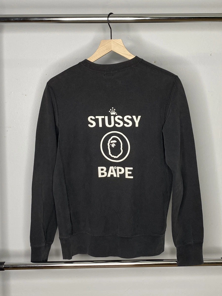 RARE 2010 Nigo Era Bape x Stussy Sweatshirt Survival of the Fittest  Collection