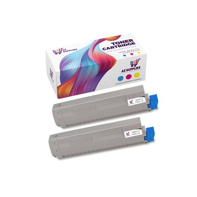 OKI Data Compatible Toner Cartridge for 44059112 TYPE C14 C830/DN/DTN Black 2 PK